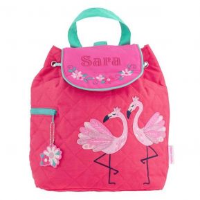 Sac à dos Stephen Joseph Flamant Rose brodé