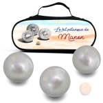 Sacoche boules de ptanque effet Aquarelle