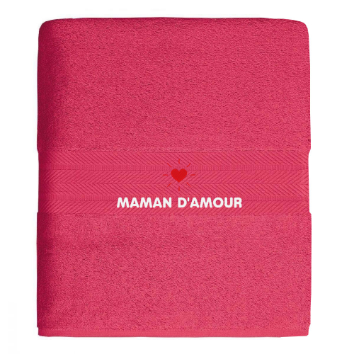 serviette de bain maman d'amour