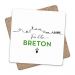 Sous-bock Fier d'être Breton