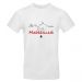 T-shirt blanc Fier d'être Marseillais