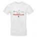 T-shirt blanc Fier d'être Marseillais