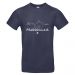 T-shirt urban navy Fier d'être Marseillais