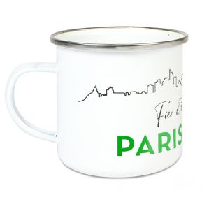 Tasse émaillée Fier d'être Parisien