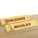 Toblerone personnalisé avec prénom recto verso