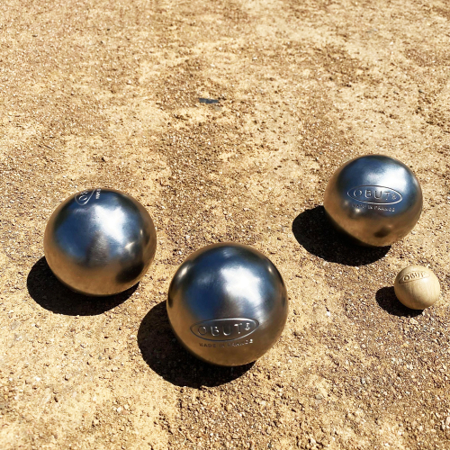 Triplette de pétanque OBUT gravée pour l'été