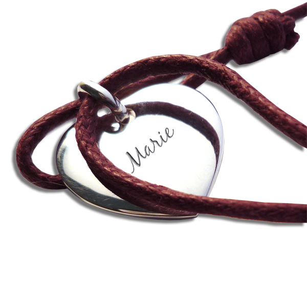 Bracelet coeur personnalisé pour femme