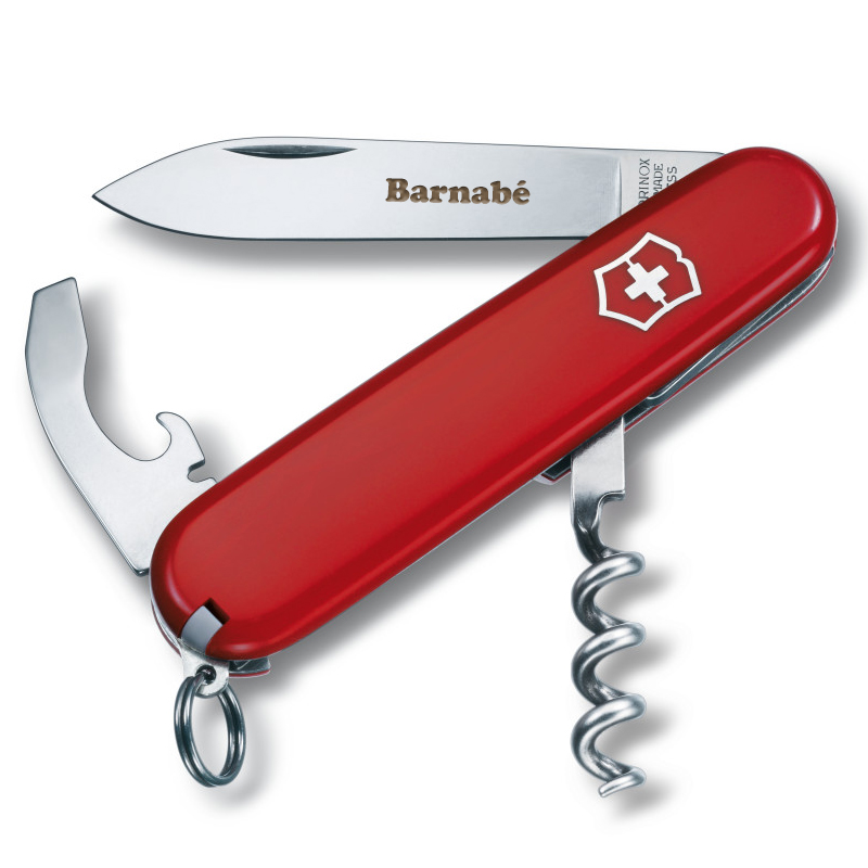 Couteau suisse gravé