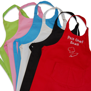 Tablier brodé pour enfant