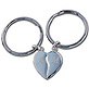 Porte clés coeur à partager