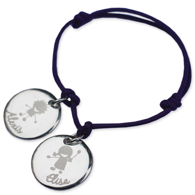 Bracelet silhouette enfant