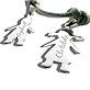 Bracelet chérubin gravé
