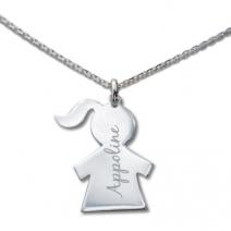 Pendentif chérubin personnalisé