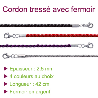 Cordons en coton tressé