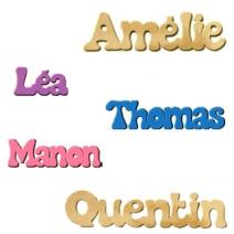 Prénom en bois personnalisé
