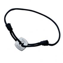 Bracelet jeton carré