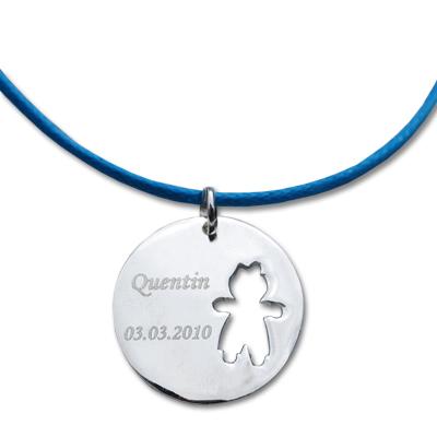 Pendentif cherubin garçon ajouré