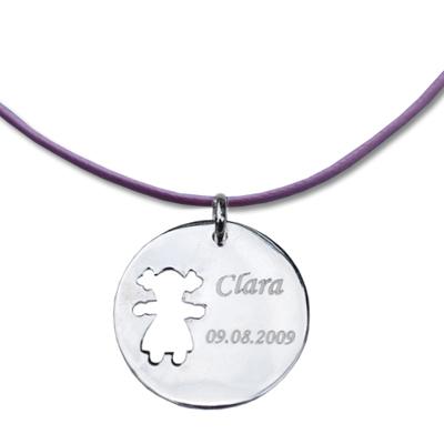 Pendentif cherubin fille ajouré