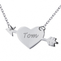 Collier cupidon personnalisé