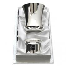 Coffret de baptême contemporain 2 pièces