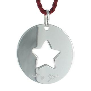 Pendentif étoile gravé