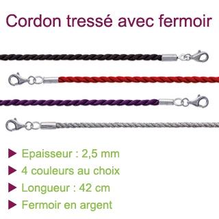 Cordons en coton tressé