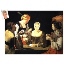 Portrait oeuvre d'art femme