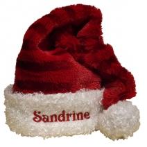 Bonnet de Noël Rayé