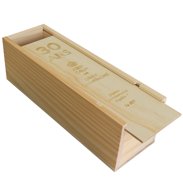 Coffret à vin Anniversaire personnalisé