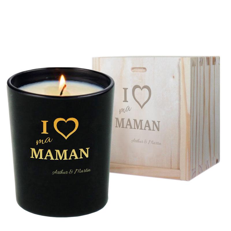 bougie et coffret fete des meres 