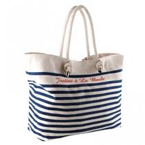 Sac de plage design marinière