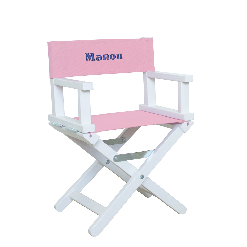 Fauteuil baby blanc et rose