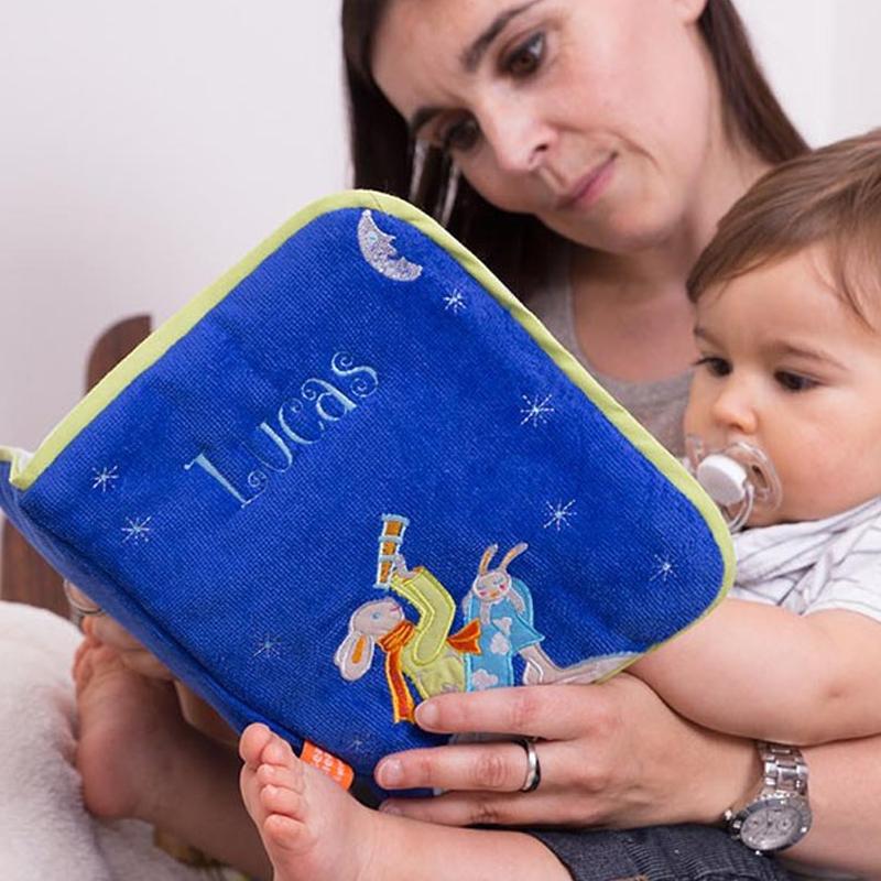 couvre carnet de santé lapin lune 