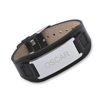 Bracelet en cuir à graver pour homme 