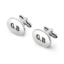Boutons de manchette en plaqué argent 