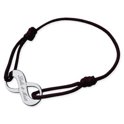 Bracelet infini personnalisé 