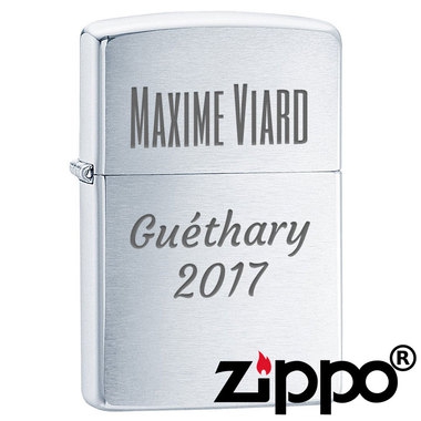 Zippo prénom personnalisé