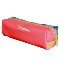 Trousse Tann's rouge tartan personnalisable