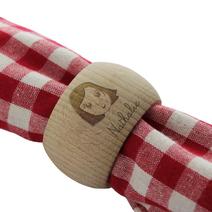 Rond de serviette en bois My Family