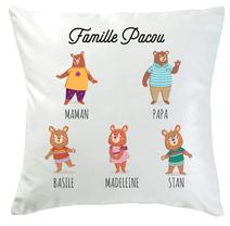Coussin My Family Bear