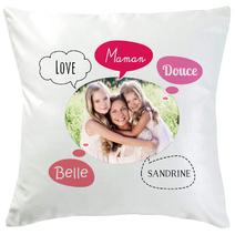 Coussin photo messages