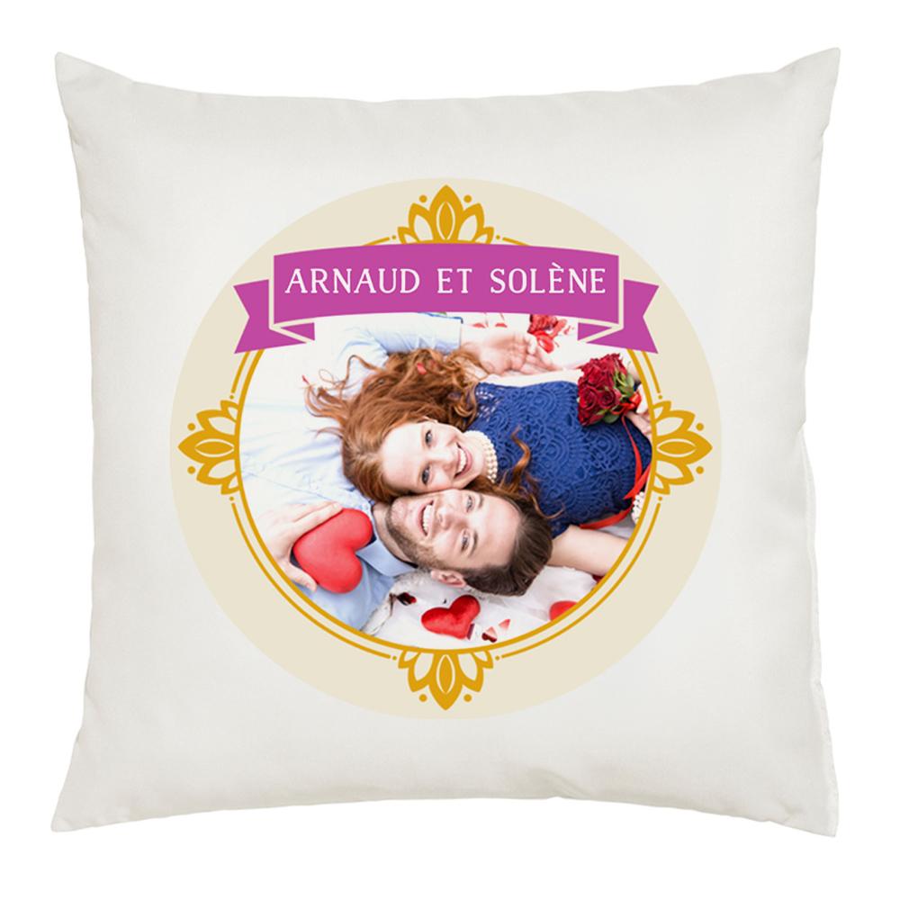 Coussin photo duo