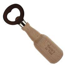 Décapsuleur bouteille en bois 