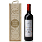 Coffret à vin bulles gravée 