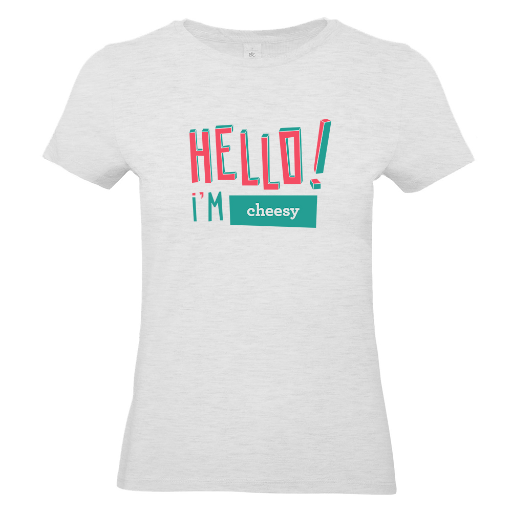 t-shirt hello femme