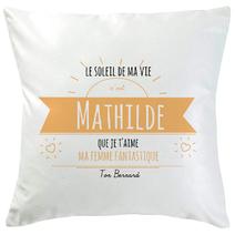 Coussin Message Ensoleillé