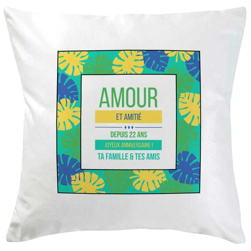 coussin personnalise palmier 