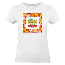 T-shirt palmier femme personnalisé 
