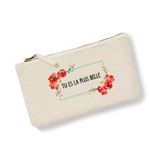 Trousse cadre fleuri aquarelle personnalisé 