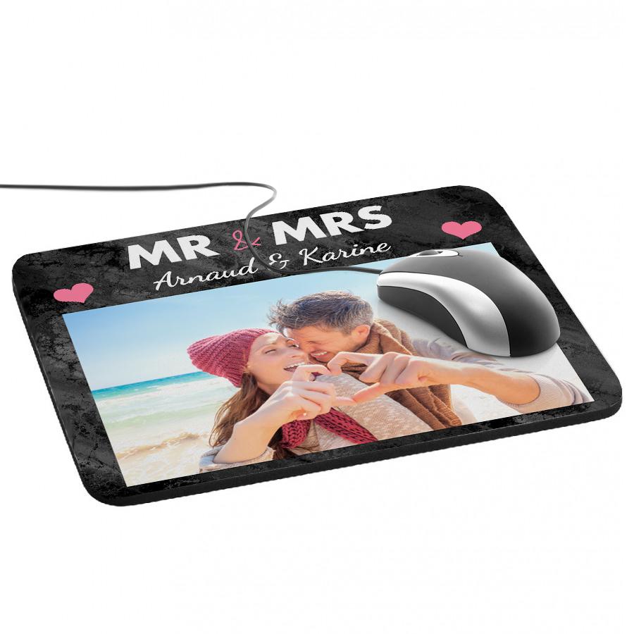 Tapis de souris spécial couple